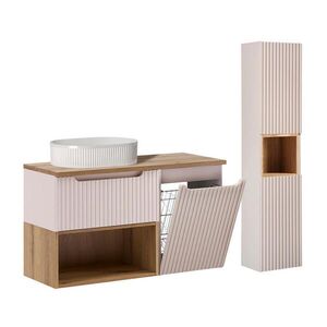 Petits-meubles KÚPEĽŇOVÝ NÁBYTOK 100.4cm Riva 2-dielna súprava Kašmír vyobraziť