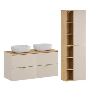 Petits-meubles KÚPEĽŇOVÝ NÁBYTOK 120.6cm Azel 2-dielna súprava Kašmír vyobraziť