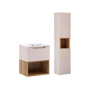 Petits-meubles KÚPEĽŇOVÝ NÁBYTOK 51cm Riva 2-dielna súprava Kašmír vyobraziť