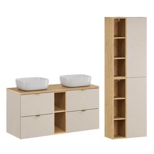 Petits-meubles KÚPEĽŇOVÝ NÁBYTOK 120.6cm Azel 2-dielna súprava Kašmír vyobraziť
