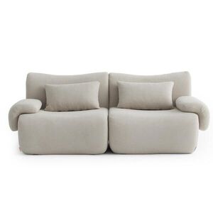 MILYsofa 2-MIESTNA pohovka bouclé tkanina kamenná béžová vyobraziť