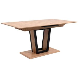 P & B JEDÁLENSKÝ STÔL, čierna, dub artisan, 160-200/90/76 cm vyobraziť