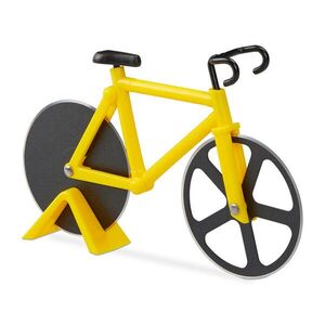 Relaxdays KRÁJAČ Žltý v tvare bicykla vyobraziť