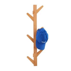 Relaxdays VEŠIAK prírodná bambus 6-hákov 78 cm vyobraziť