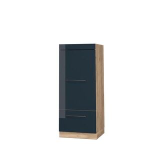 Vicco VYSOKÁ SKRIŇA Fame-Line, Tmavo modrá vysoký lesk/Dub Goldkraft, 60 cm vyobraziť