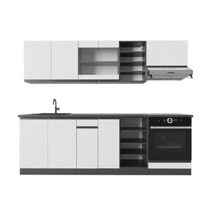 Vicco KUCHYNSKÝ KÚT R-Line Biela/antracitová 240 cm , AP Antracit vyobraziť