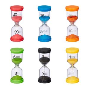 Relaxdays PRESÝPACIE HODINY Viacfarebné 6-ks-sada pre deti 11x4, 5 cm vyobraziť