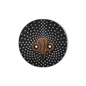 KUNSTLOFT NÁSTENNÁ MASKA 60/60 cm, čierna vyobraziť