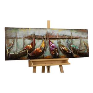 KUNSTLOFT KOVOVÝ OBRAZ 120/40 cm, námorný motív, modro-béžový vyobraziť