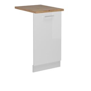 Vicco PREDNÝ PANEL R-Line Biely vysoký lesk 45 cm , AP Oak vyobraziť