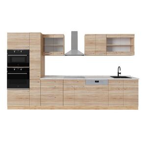 Vicco KOMPLETNÁ KUCHYŇA R-Line Dub Sonoma/Goldkraft 350 cm , AP Marble vyobraziť