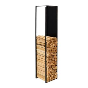 Relaxdays STOJAN NA DREVO Čierna kov na montáž na stenu 160 cm vyobraziť