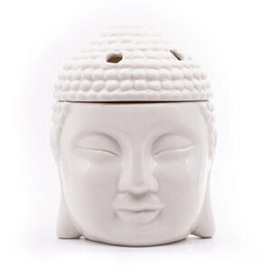 AROMALAMPA Biela porcelán Buddha vyobraziť