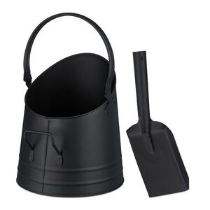 Relaxdays VEDRO čierne na uhlie s lopatkou 6, 5 l vyobraziť