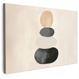 MuchoWow OBRAZ NA PLÁTNE Japandi - Wabi sabi - Béžová 90x60 cm vyobraziť