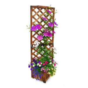 Relaxdays TRUHLÍK Hnedý opálený jedľové drevo s oporou 180 cm vyobraziť