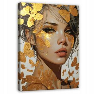 Wallarena OBRAZY Žena Zlatá Abstrakt 100x70 vyobraziť
