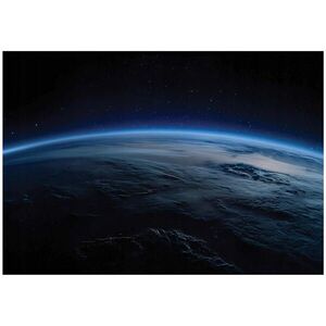 Wallarena FOTOTAPETA Earth Cosmos Blue 150x105 cm vyobraziť