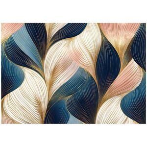 Wallarena FOTOTAPETA Art Deco Abstraktná modrá 200x140 cm vyobraziť