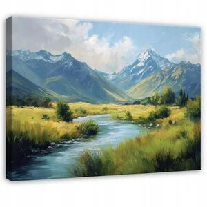 Wallarena OBRAZ na plátne Krajina Hory Zelené 60x40 cm vyobraziť