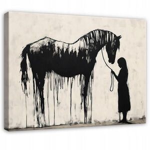 Wallarena OBRAZY NA PLÁTNE Abstraktná Banksy Moderná obývacia izba 120x80 vyobraziť