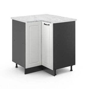 Vicco ROHOVÁ SPODNÁ SKRINKA R-Line Biely vidiecky dom 75.6 cm , AP Marble vyobraziť