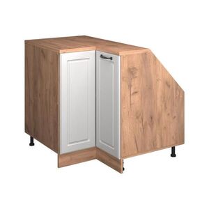 Vicco ROHOVÁ KUCHYNSKÁ SKRIŇA PRE ŠIKMÉ STRECHY R-Line Biely vidiecky dom 75.6 cm s 1 dverami, korpus skrine hĺbka 60 cm vyobraziť