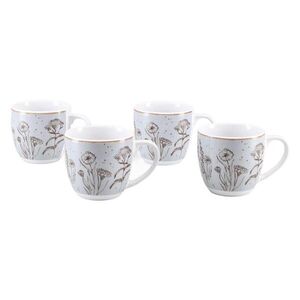 Creatable SADA HRNČEKOV NA KÁVU Vintage Flower Stein 4-dielne vyobraziť