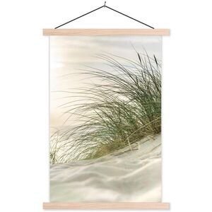 MuchoWow PLAGÁT S MAGNETICKÝMI LIŠTAMI Duny s marramovou trávou pod slnkom nemeckého národného parku Schleswig-Holsteinisches Wattenmeer 60x90 cm vyobraziť