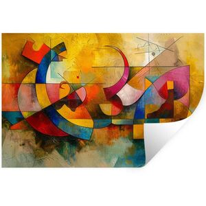 MuchoWow NÁLEPKA NA STENU Umenie - abstraktné - moderné 60x40 cm vyobraziť