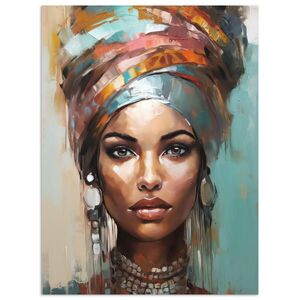 MuchoWow PLAGÁT Žena - Umenie - Šperky - Portrét 30x40 cm vyobraziť