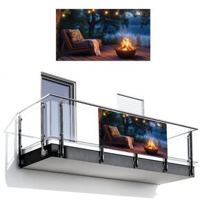 MuchoWow BALKÓNOVÁ ZÁSTENA Táborák - jazero - večerné svetlo 200x110 cm vyobraziť
