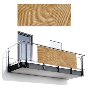 MuchoWow BALKÓNOVÁ ZÁSTENA Štruktúra - Príroda - Umenie - Ratan 300x120 cm vyobraziť