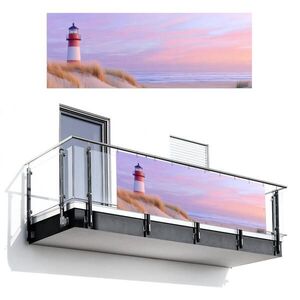 MuchoWow BALKÓNOVÁ ZÁSTENA Maják - duny - západ slnka 300x110 cm vyobraziť