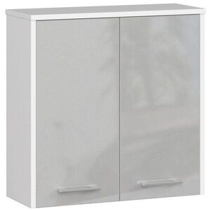 RAUMHIRSCH FURNITURE KÚPEĽŇOVÁ KOMODA Biela, lesklý kov 60/60/22, 5 vyobraziť