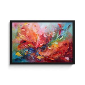 MuchoWow ZARÁMOVANÝ PLAGÁT Olejomaľba - Umenie - Abstraktné - Farebné 60x40 cm vyobraziť