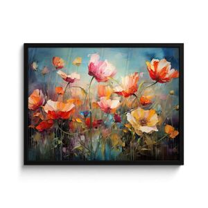 MuchoWow ZARÁMOVANÝ PLAGÁT Kvety - Akvarel - Umenie - Botanické - Príroda 80x60 cm vyobraziť