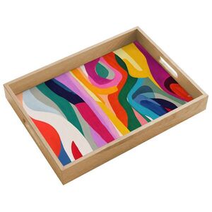 OnlyWow PODNOS Abstraktné - farebné - vlny - línie 40x30 cm vyobraziť