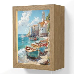OnlyWow NÁSTENNÉ SVIETIDLO Lode - skaly - more - slnko 15x20 cm vyobraziť