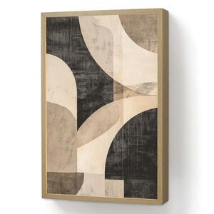 OnlyWow NÁSTENNÉ SVIETIDLO Abstraktné - Tvary - Moderné - Béžové 40x60 cm vyobraziť