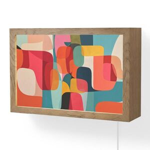 OnlyWow NÁSTENNÉ SVIETIDLO Tvary - Farebné - Abstraktné - Lietadlá 30x20 cm vyobraziť