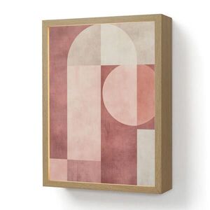 OnlyWow NÁSTENNÉ SVIETIDLO Figúrky - Abstraktné - Ružové 30x40 cm vyobraziť