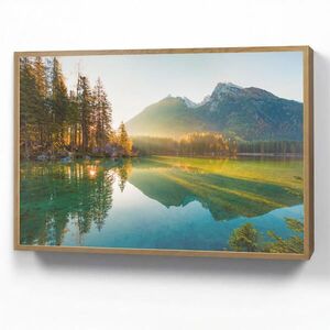 OnlyWow NÁSTENNÉ SVIETIDLO Jazero - Les - Hory - Príroda - Slnko - Krajina 100x70 cm vyobraziť