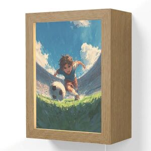 OnlyWow NÁSTENNÉ SVIETIDLO Štadión - Futbalista - Lopta 15x20 cm vyobraziť