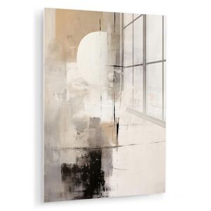 MuchoWow OBRAZ NA AKRYLOVOM SKLE Abstraktné - Umenie - Sivé 60x80 cm vyobraziť