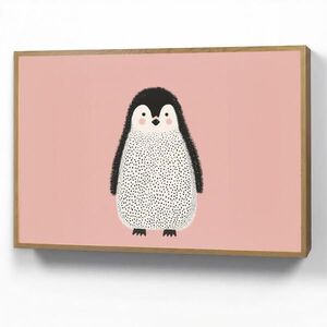 OnlyWow NOČNÁ LAMPA Tučniak - Bodky - Minimalistické - Ružové 100x70 cm vyobraziť