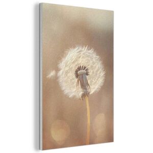 MuchoWow AKUSTICKÝ OBRAZ Púpava - béžová - príroda - kvetina 60x90 cm vyobraziť