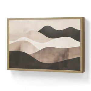 OnlyWow NÁSTENNÉ SVIETIDLO Abstraktné - Krajina - Vlny - Krémová farba 60x40 cm vyobraziť