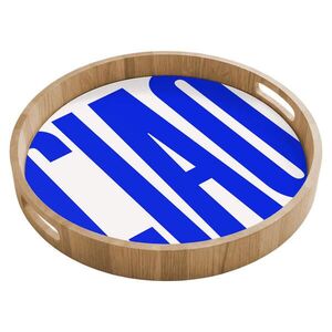 OnlyWow PODNOS Ciao - Veľké písmená - Modrá - Minimalistická 40x40 cm vyobraziť