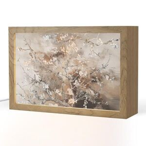 OnlyWow STOLNÁ LAMPA Mandľový kvet - Umenie - Van Gogh - Béžová - Abstraktné 30x20 cm vyobraziť